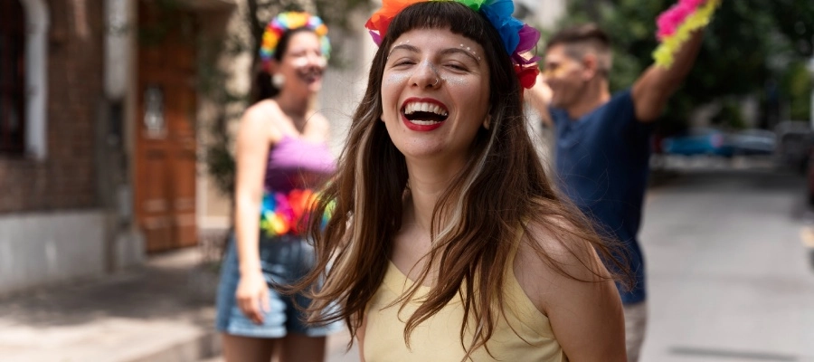 exagerou no carnaval